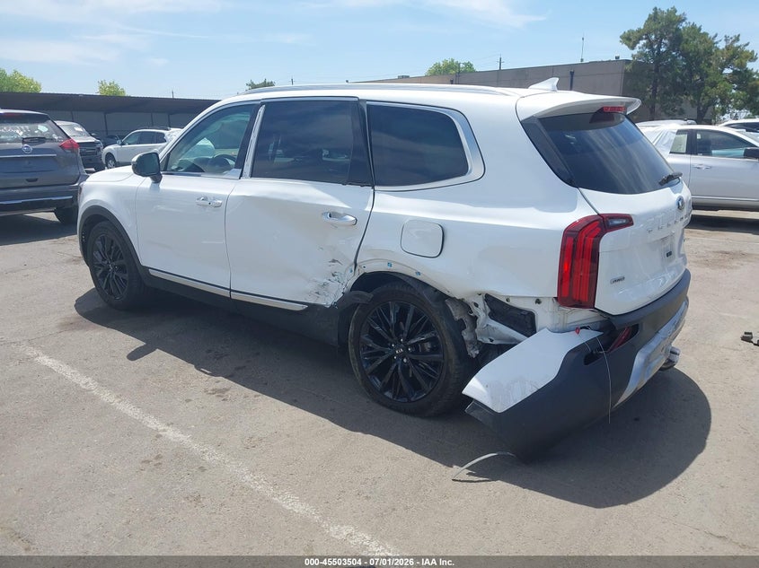 2021 Kia Telluride VIN 5XYP5DHC9MG112057 IAAI salvage auction — LEFT SIDE, Salvage (California), sold $7,600 on 2026-07-29 (photo 3)