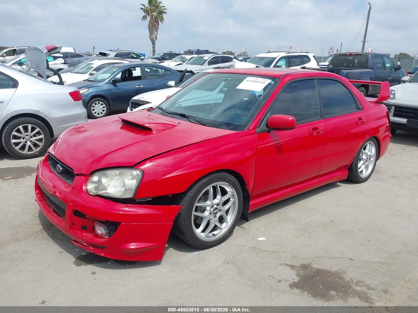 2004 Subaru Impreza VIN JF1GD29674G510676 IAAI salvage auction — REAR END, Salvage (California), sold $2,250 on 2026-07-15 (photo 2)