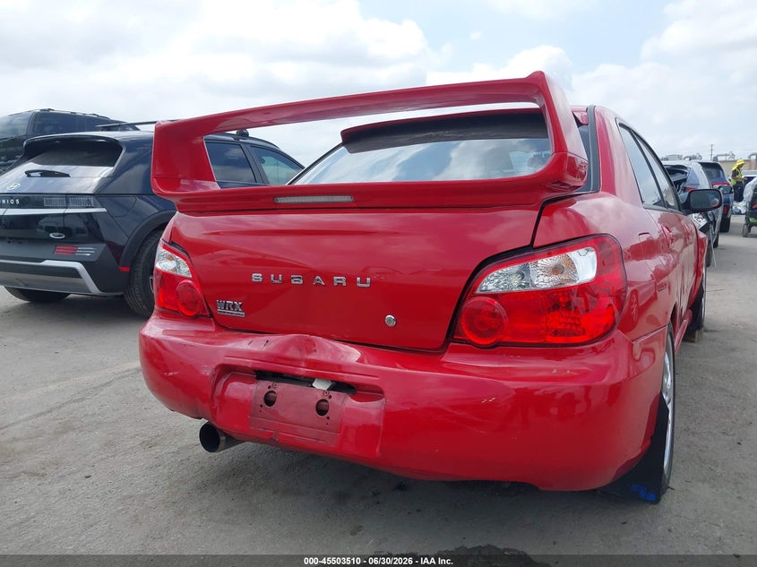 2004 Subaru Impreza VIN JF1GD29674G510676 IAAI salvage auction — REAR END, Salvage (California), sold $2,250 on 2026-07-15 (photo 6)