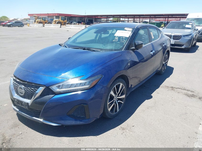 2021 Nissan Maxima VIN 1N4AA6CV9MC514063 IAAI salvage auction — NORMAL WEAR, Enterprise Vehicles Clear Only (California), sold $12,175 on 2026-07-28 (photo 2)