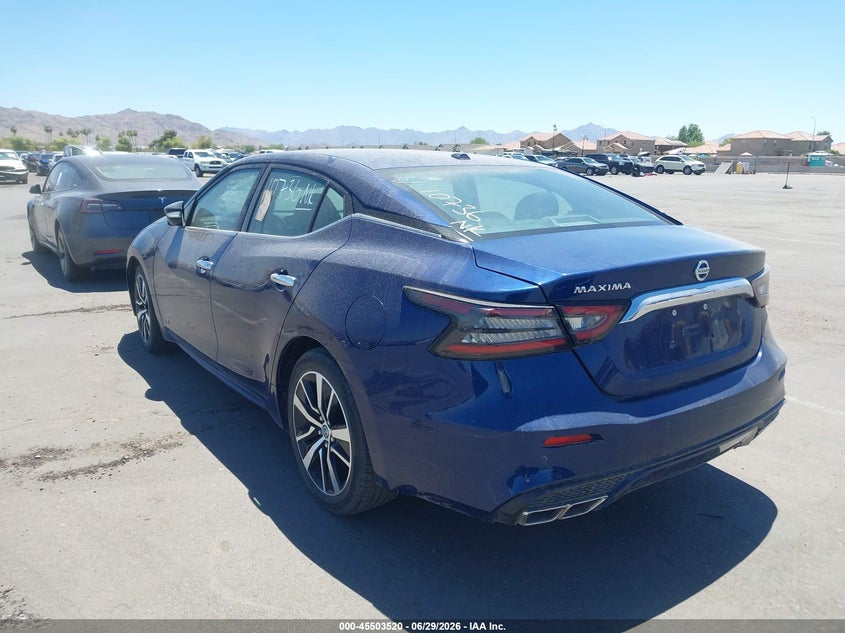 2021 Nissan Maxima VIN 1N4AA6CV9MC514063 IAAI salvage auction — NORMAL WEAR, Enterprise Vehicles Clear Only (California), sold $12,175 on 2026-07-28 (photo 3)
