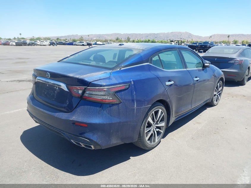 2021 Nissan Maxima VIN 1N4AA6CV9MC514063 IAAI salvage auction — NORMAL WEAR, Enterprise Vehicles Clear Only (California), sold $12,175 on 2026-07-28 (photo 4)