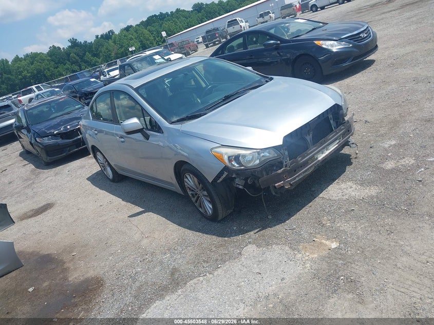 2013 Subaru Impreza VIN JF1GJAK61DH030950 IAAI salvage auction — FRONT END, Clear (Delaware), sold $225 on 2026-07-30 (photo 1)