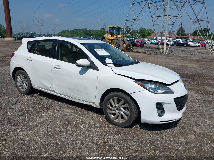 2013 Mazda 3 VIN JM1BL1MPXD1823693 IAAI salvage auction — FRONT END, Salvage (Pennsylvania), sold $300 on 2026-07-09 (photo 1)