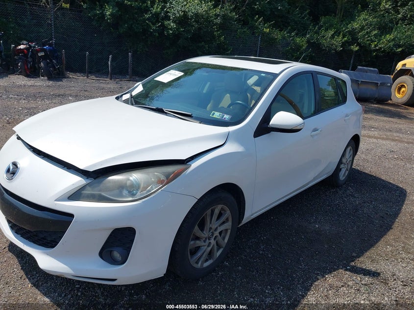 2013 Mazda 3 VIN JM1BL1MPXD1823693 IAAI salvage auction — FRONT END, Salvage (Pennsylvania), sold $300 on 2026-07-09 (photo 2)