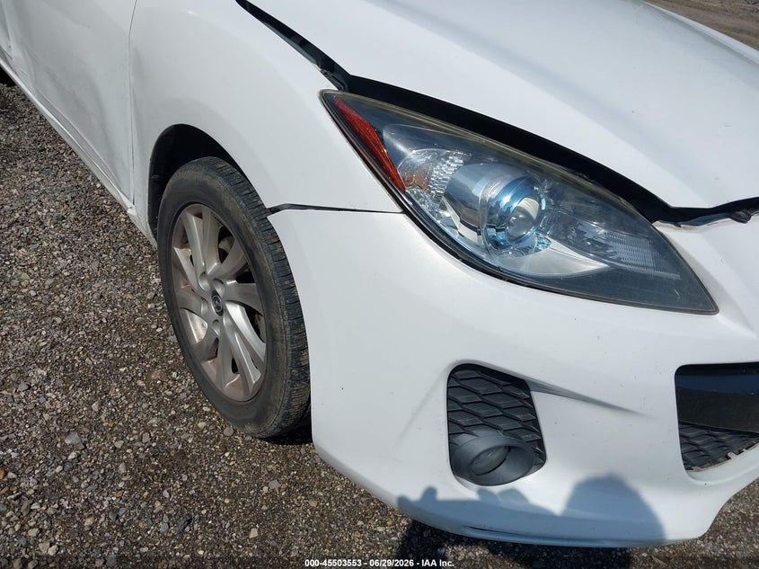 2013 Mazda 3 VIN JM1BL1MPXD1823693 IAAI salvage auction — FRONT END, Salvage (Pennsylvania), sold $300 on 2026-07-09 (photo 6)
