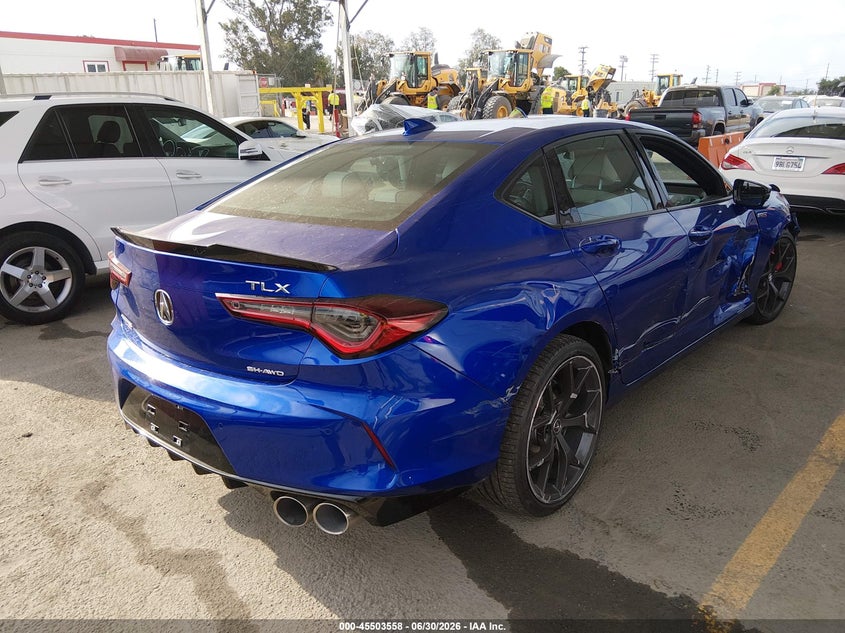 2023 Acura Tlx VIN 19UUB7F9XPA001446 IAAI salvage auction — THEFT, Salvage (California), sold $14,150 on 2026-07-22 (photo 4)