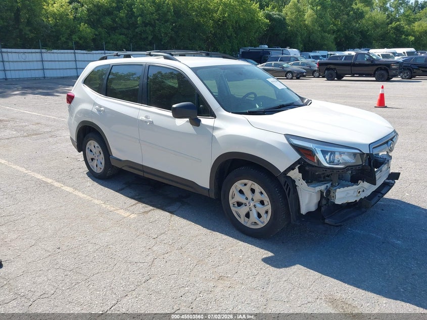 2019 Subaru Forester VIN JF2SKACC6KH518425 IAAI salvage auction — FRONT END, Clear (Michigan), sold $3,550 on 2026-07-23 (photo 1)