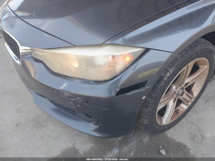 2012 BMW 3er VIN WBA3A5C50CF342304 IAAI salvage auction — FRONT END, Clear (Georgia), sold $450 on 2026-07-09 (photo 6)