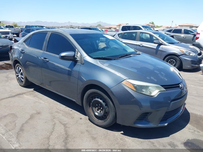 2014 Toyota Corolla VIN 5YFBURHE0EP099630 IAAI salvage auction — REAR END, Salvage Title, sold $2,425 on 2026-07-28 (photo 1)