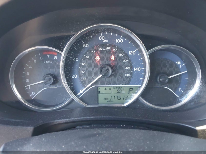 2014 Toyota Corolla VIN 5YFBURHE0EP099630 IAAI salvage auction — REAR END, Salvage Title, sold $2,425 on 2026-07-28 (photo 7)