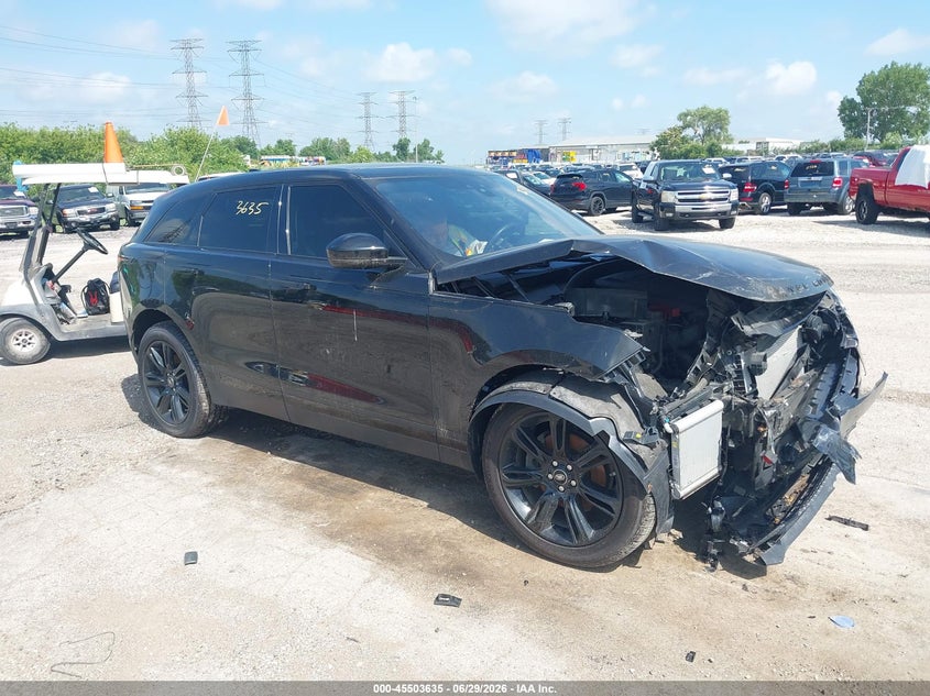 2020 Land rover Range rover velar VIN SALYB2EX4LA295481 IAAI salvage auction — FRONT END, Salvage (Illinois), sold $8,850 on 2026-07-06 (photo 1)