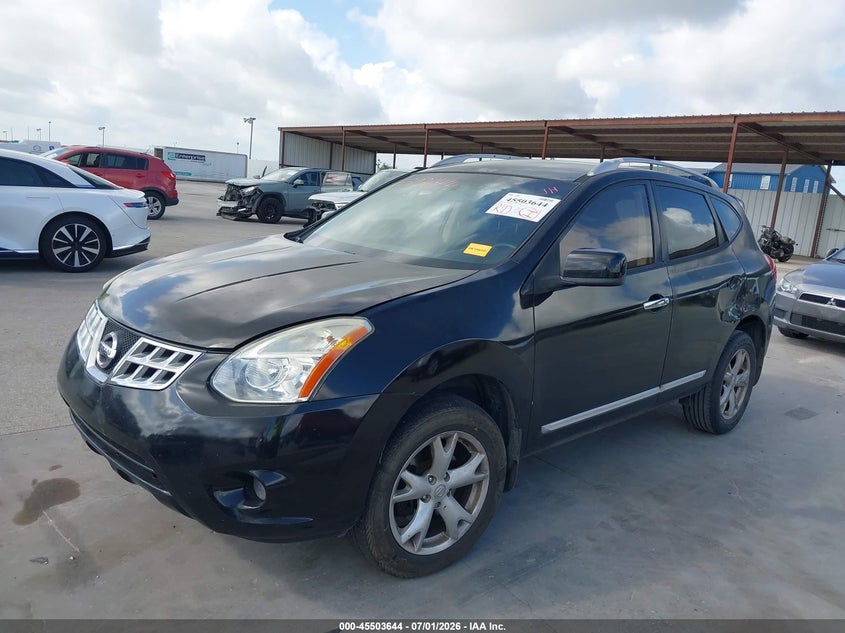2011 Nissan Rogue VIN JN8AS5MT2BW563846 IAAI salvage auction — LEFT SIDE, Salvage (Texas), sold $475 on 2026-07-22 (photo 2)