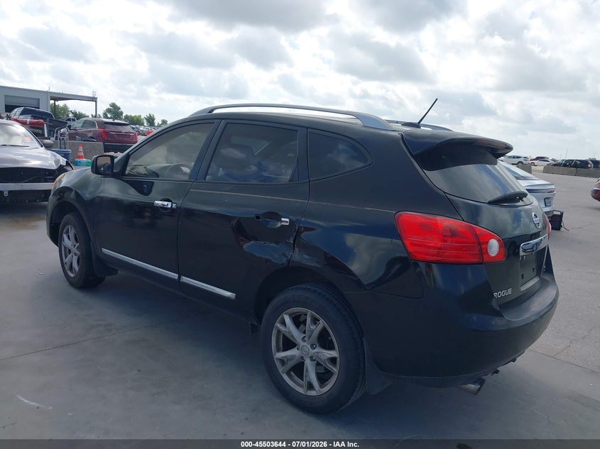 2011 Nissan Rogue VIN JN8AS5MT2BW563846 IAAI salvage auction — LEFT SIDE, Salvage (Texas), sold $475 on 2026-07-22 (photo 3)