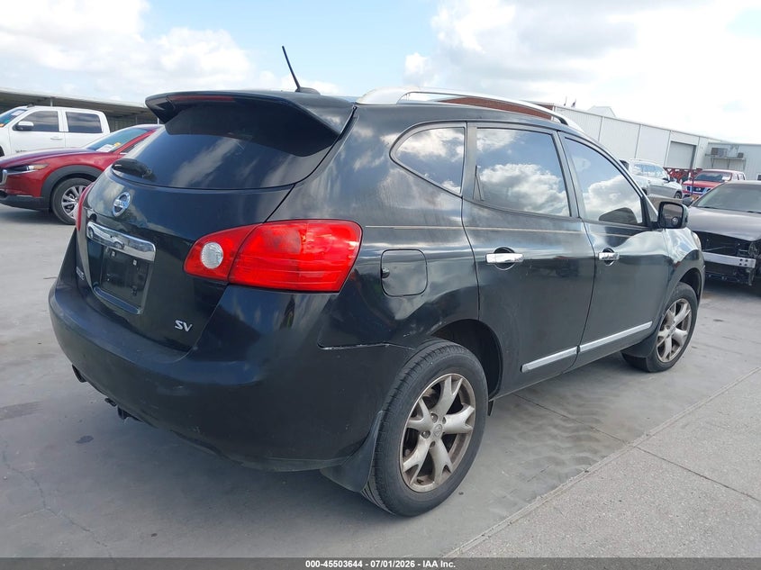 2011 Nissan Rogue VIN JN8AS5MT2BW563846 IAAI salvage auction — LEFT SIDE, Salvage (Texas), sold $475 on 2026-07-22 (photo 4)