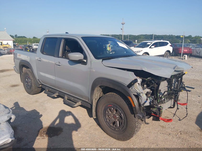 2025 Nissan Navara (frontier) VIN 1N6ED1EK8SN646917 IAAI salvage auction — FRONT END, Salvage (Pennsylvania), sold $9,900 on 2026-07-22 (photo 1)