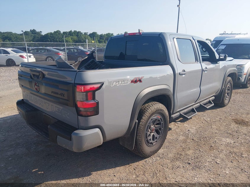 2025 Nissan Navara (frontier) VIN 1N6ED1EK8SN646917 IAAI salvage auction — FRONT END, Salvage (Pennsylvania), sold $9,900 on 2026-07-22 (photo 4)