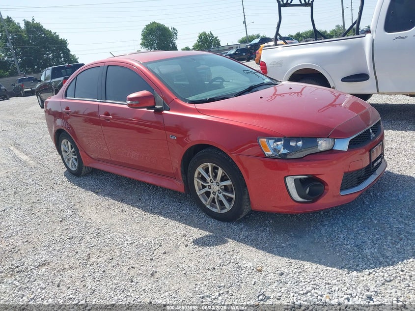 2016 Mitsubishi Lancer VIN JA32U2FU2GU002319 IAAI salvage auction — HAIL, Clear (Missouri), sold $25 on 2026-07-31 (photo 1)