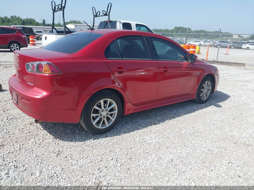 2016 Mitsubishi Lancer VIN JA32U2FU2GU002319 IAAI salvage auction — HAIL, Clear (Missouri), sold $25 on 2026-07-31 (photo 4)