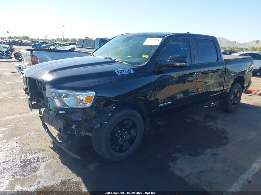 2023 Ram 1500 VIN 1C6SRFFT0PN563248 IAAI salvage auction — FRONT END, Salvage Title, sold $15,100 on 2026-08-01 (photo 2)