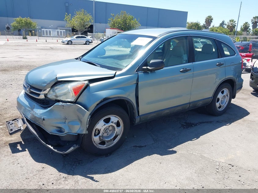 2011 Honda Cr-v VIN 5J6RE3H39BL004245 IAAI salvage auction — FRONT END, Salvage (California), sold $2,075 on 2026-07-12 (photo 2)