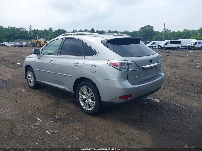 2010 Lexus Rx 450h VIN JTJBC1BA0A2009814 IAAI salvage auction — NORMAL WEAR, Clear (New York), sold $2,450 on 2026-07-14 (photo 3)