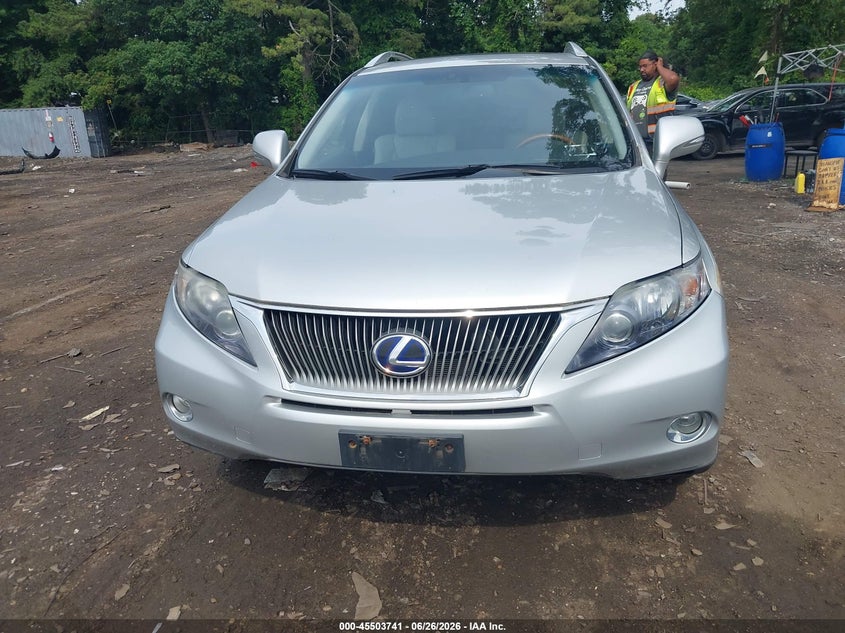 2010 Lexus Rx 450h VIN JTJBC1BA0A2009814 IAAI salvage auction — NORMAL WEAR, Clear (New York), sold $2,450 on 2026-07-14 (photo 6)