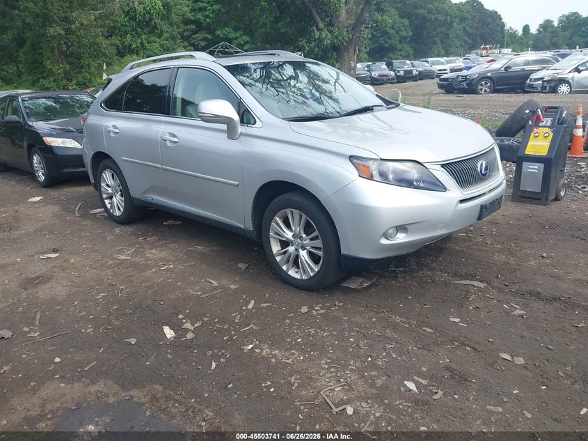 2010 Lexus Rx 450h VIN JTJBC1BA0A2009814 IAAI salvage auction — NORMAL WEAR, Clear (New York), sold $2,450 on 2026-07-14 (photo 1)
