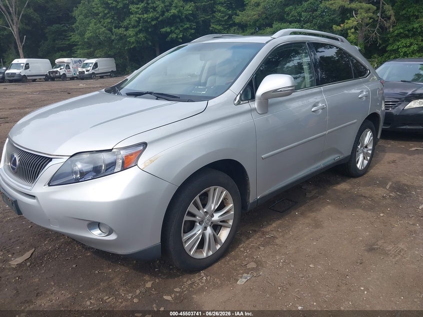 2010 Lexus Rx 450h VIN JTJBC1BA0A2009814 IAAI salvage auction — NORMAL WEAR, Clear (New York), sold $2,450 on 2026-07-14 (photo 2)