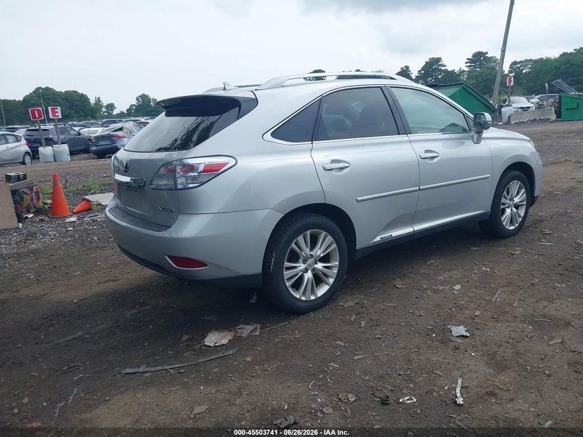 2010 Lexus Rx 450h VIN JTJBC1BA0A2009814 IAAI salvage auction — NORMAL WEAR, Clear (New York), sold $2,450 on 2026-07-14 (photo 4)