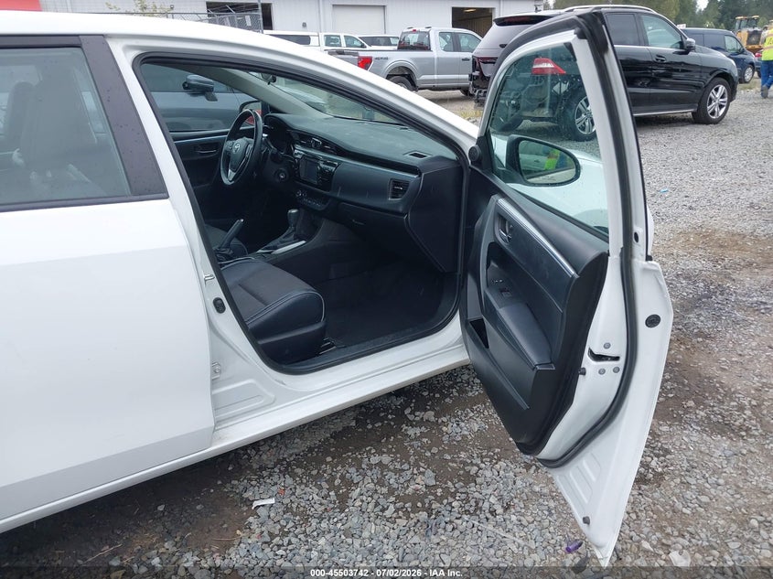 2015 Toyota Corolla VIN 5YFBURHE8FP340478 IAAI salvage auction — LEFT REAR, Bill Of Sale (Washington), sold $4,200 on 2026-07-22 (photo 5)