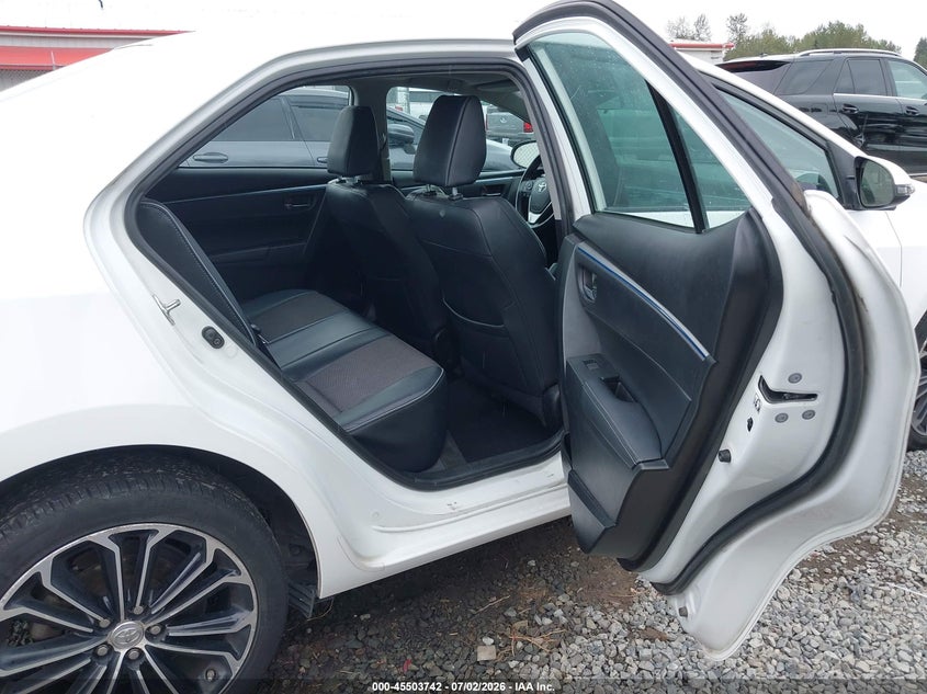 2015 Toyota Corolla VIN 5YFBURHE8FP340478 IAAI salvage auction — LEFT REAR, Bill Of Sale (Washington), sold $4,200 on 2026-07-22 (photo 8)