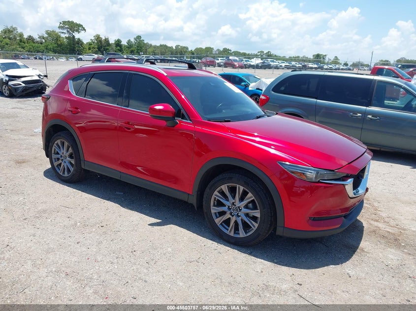 2019 Mazda Cx-5 VIN JM3KFBDM3K0623736 IAAI salvage auction — LEFT FRONT, Rebuildable (Florida), sold $4,750 on 2026-07-30 (photo 1)