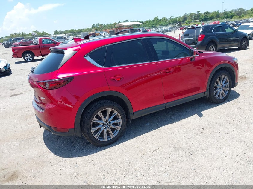 2019 Mazda Cx-5 VIN JM3KFBDM3K0623736 IAAI salvage auction — LEFT FRONT, Rebuildable (Florida), sold $4,750 on 2026-07-30 (photo 4)