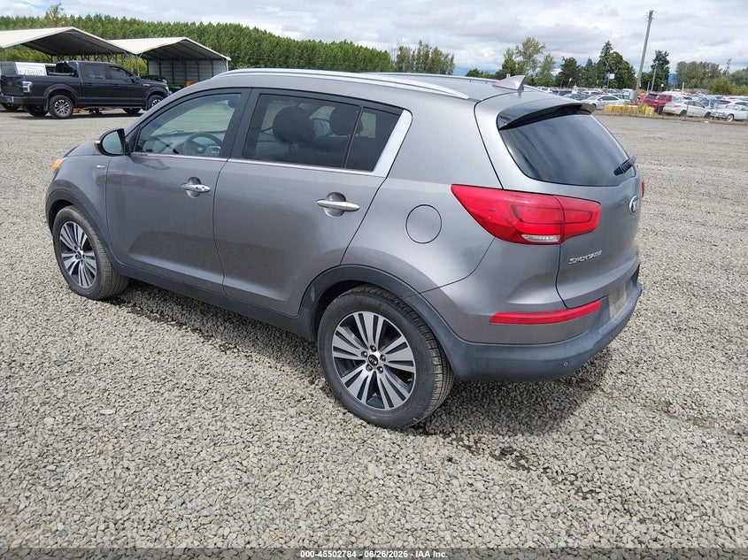 2015 Kia Sportage VIN KNDPCCAC2F7746336 IAAI salvage auction — NORMAL WEAR, Peddle Clear Public-Restricted (Oregon), sold $2,075 on 2026-07-13 (photo 3)