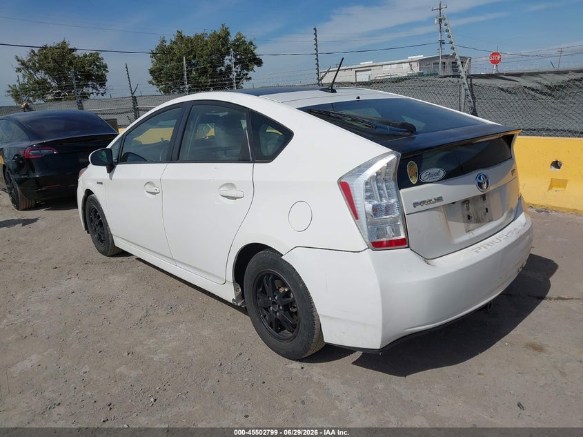 2011 Toyota Prius VIN JTDKN3DU1B0254618 IAAI salvage auction — UNKNOWN, Salvage (California), sold $2,250 on 2026-07-09 (photo 3)