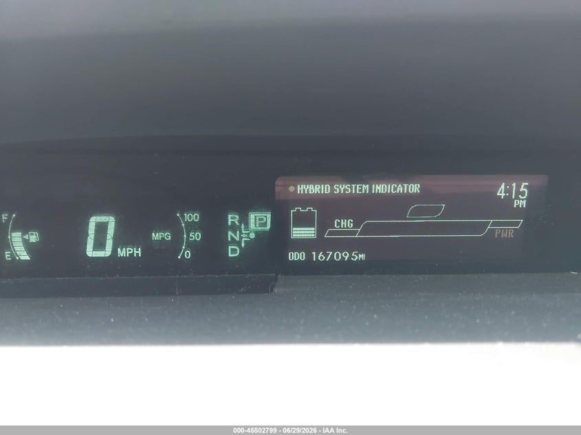 2011 Toyota Prius VIN JTDKN3DU1B0254618 IAAI salvage auction — UNKNOWN, Salvage (California), sold $2,250 on 2026-07-09 (photo 7)