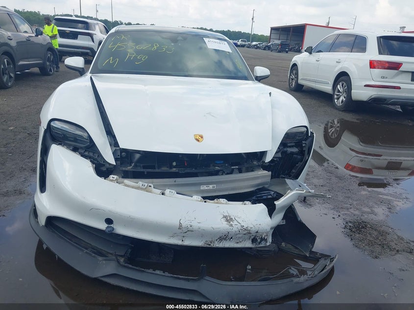 2020 Porsche Taycan VIN WP0AB2Y13LSA51785 IAAI salvage auction — FRONT END, Salvage - Greater Than 75% (Maryland), sold $19,800 on 2026-09-05 (photo 6)