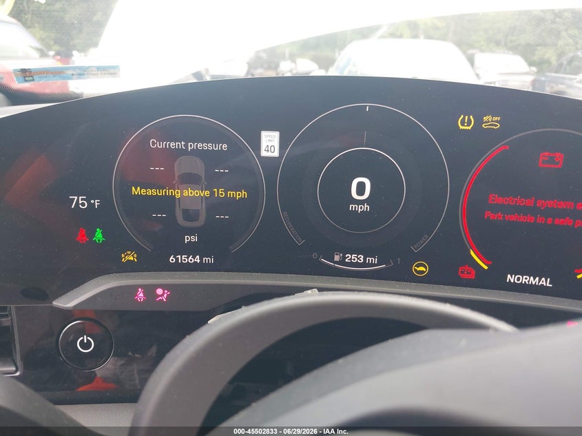 2020 Porsche Taycan VIN WP0AB2Y13LSA51785 IAAI salvage auction — FRONT END, Salvage - Greater Than 75% (Maryland), sold $19,800 on 2026-09-05 (photo 7)