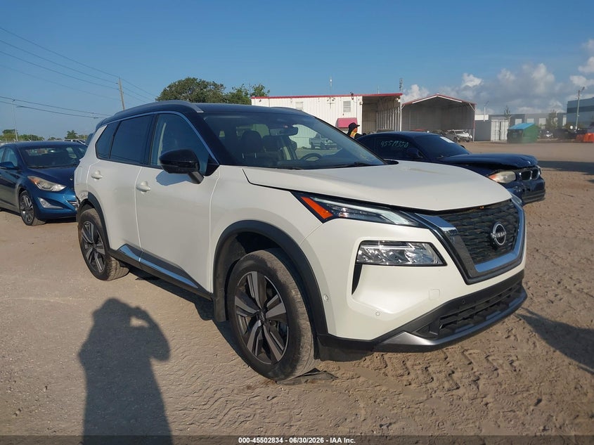 2023 Nissan Rogue VIN JN8BT3CA9PW417876 IAAI salvage auction — REAR END, Rebuildable (Florida), sold $8,500 on 2026-07-28 (photo 1)