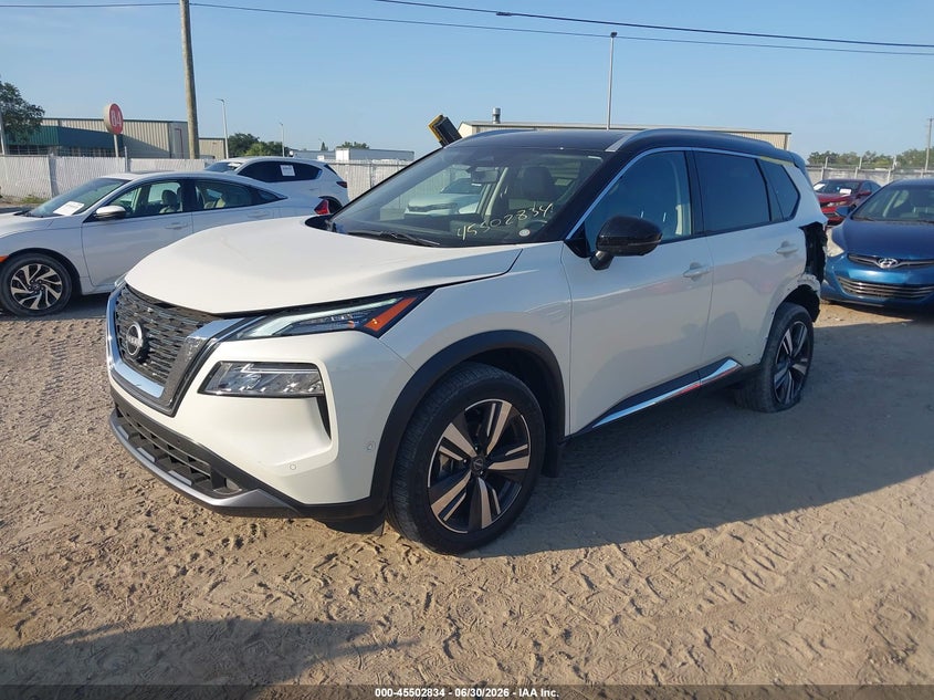 2023 Nissan Rogue VIN JN8BT3CA9PW417876 IAAI salvage auction — REAR END, Rebuildable (Florida), sold $8,500 on 2026-07-28 (photo 2)