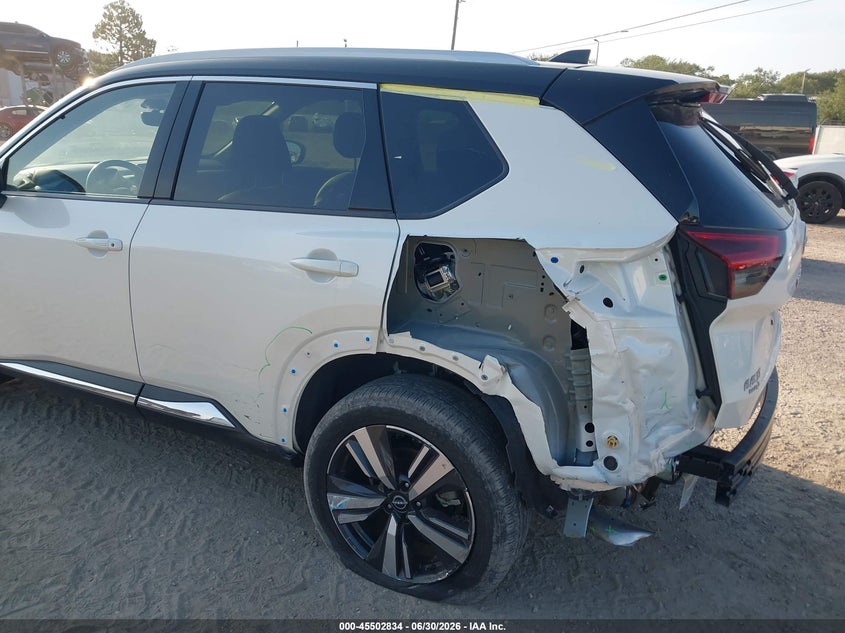 2023 Nissan Rogue VIN JN8BT3CA9PW417876 IAAI salvage auction — REAR END, Rebuildable (Florida), sold $8,500 on 2026-07-28 (photo 6)