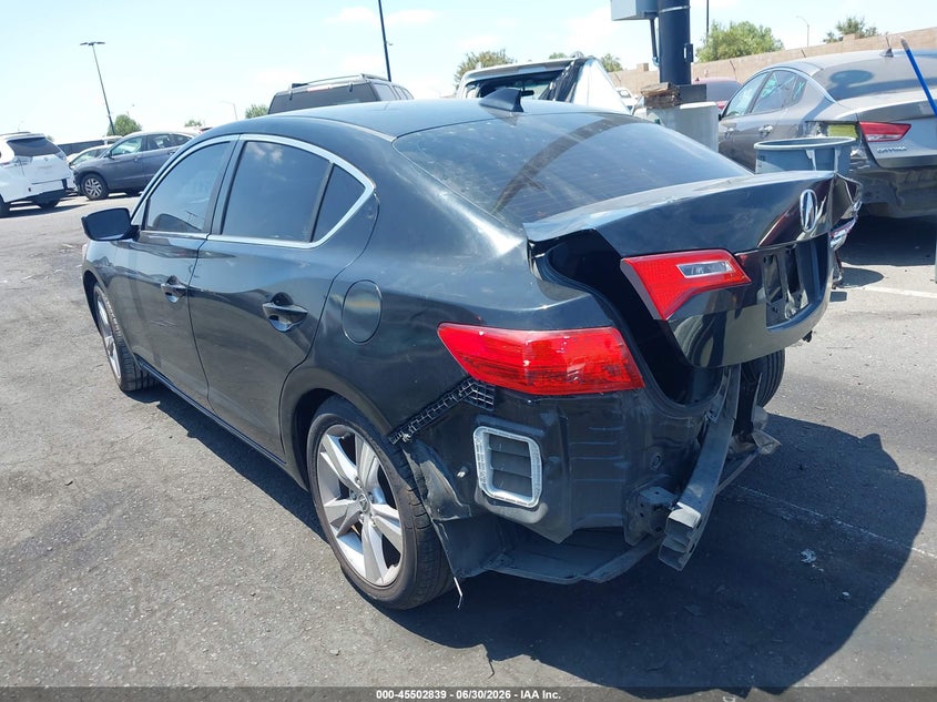2014 Acura Ilx VIN 19VDE1F34EE008720 IAAI salvage auction — REAR END, Salvage Title, sold $1,350 on 2026-07-31 (photo 3)