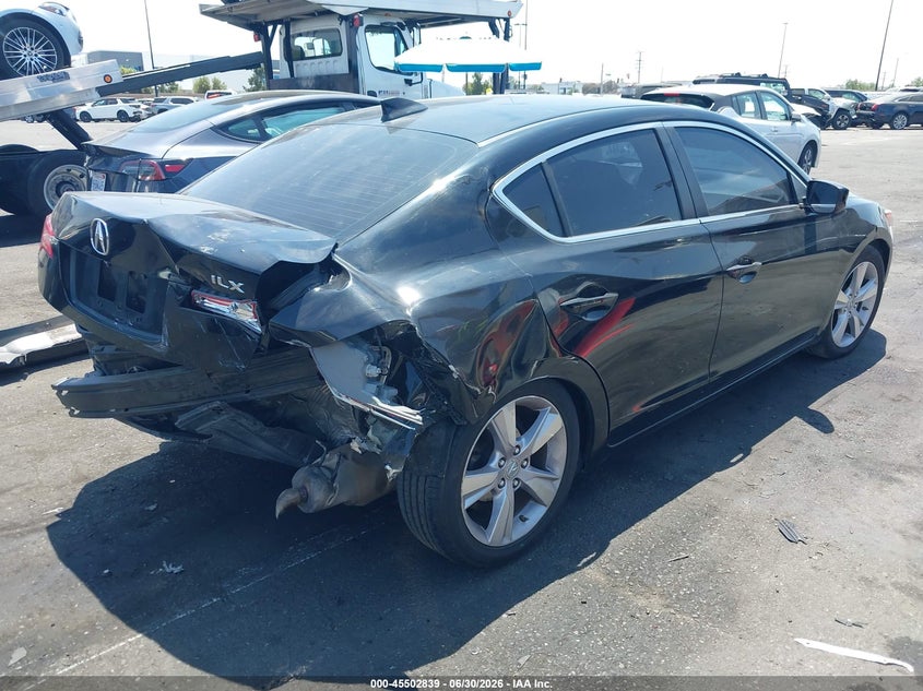 2014 Acura Ilx VIN 19VDE1F34EE008720 IAAI salvage auction — REAR END, Salvage Title, sold $1,350 on 2026-07-31 (photo 4)
