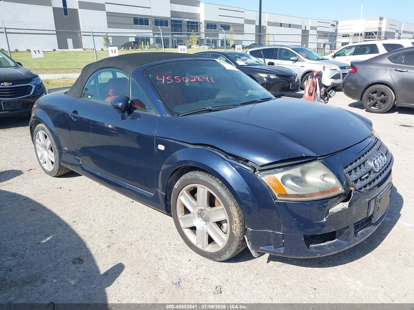 2005 Audi Tt VIN TRUUF28N951004969 IAAI salvage auction — FRONT END, Salvage (Texas), sold $1,250 on 2026-07-28 (photo 1)