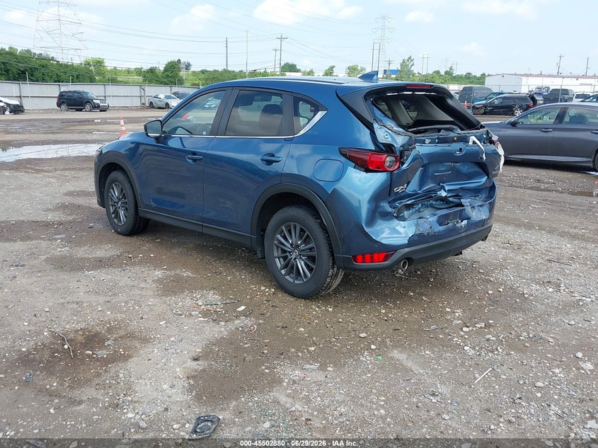 2020 Mazda Cx-5 VIN JM3KFBCM1L0863290 IAAI salvage auction — FRONT & REAR, Salvage Title, sold $5,200 on 2026-07-31 (photo 3)