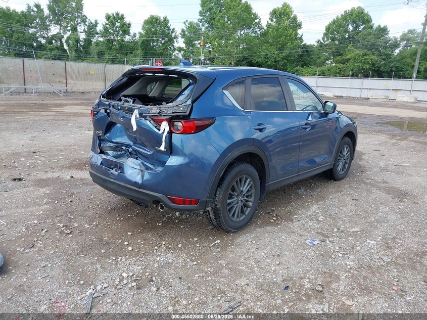 2020 Mazda Cx-5 VIN JM3KFBCM1L0863290 IAAI salvage auction — FRONT & REAR, Salvage Title, sold $5,200 on 2026-07-31 (photo 4)