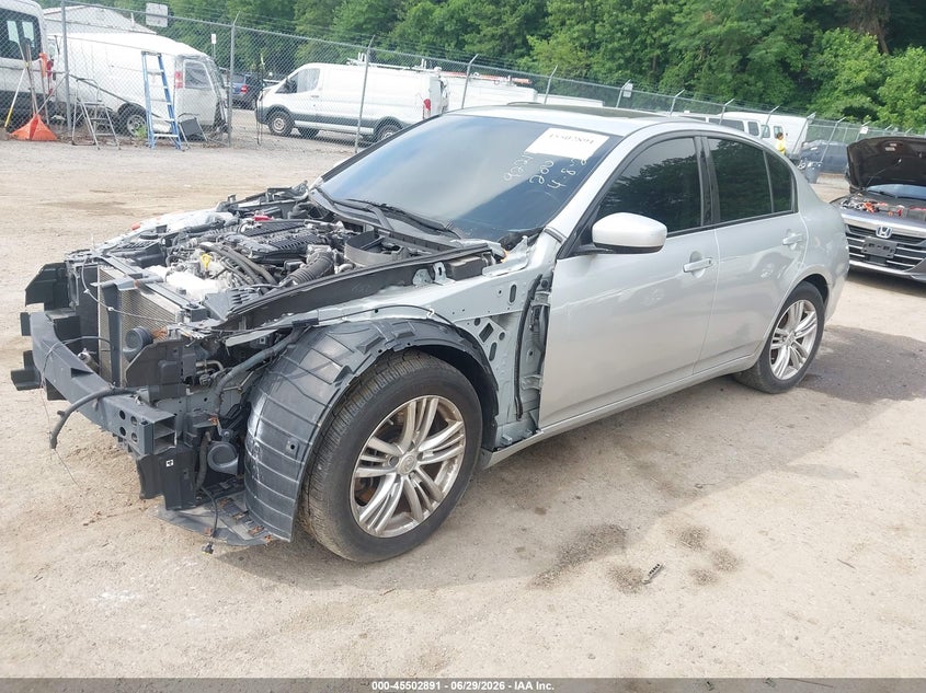 2011 Infiniti G37 VIN JN1CV6AR3BM401023 IAAI salvage auction — STRIPPED, Clear (Maryland), sold $300 on 2026-07-28 (photo 2)