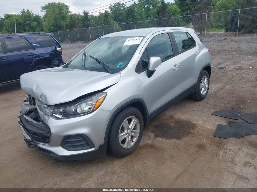 2020 Chevrolet Trax VIN KL7CJKSB2LB038310 IAAI salvage auction — FRONT END, Salvage (Virginia), sold $1,000 on 2026-07-28 (photo 2)