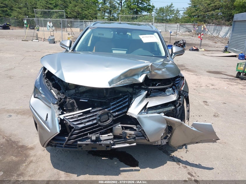 2020 Lexus Nx VIN JTJDARDZ2L5002834 IAAI salvage auction — FRONT END, Salvage Title, sold $3,850 on 2026-07-21 (photo 6)